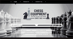 Desktop Screenshot of chessequipment.co.za