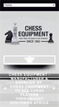 Mobile Screenshot of chessequipment.co.za