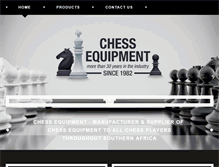 Tablet Screenshot of chessequipment.co.za